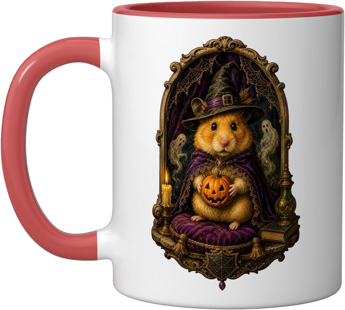 Halloween Hamster Witch Cute Funny Ceramic Mug