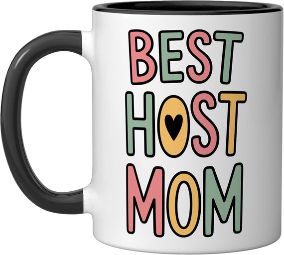 Exchange Student Best Host Mom Design For Host Mom Ceramic Mug
