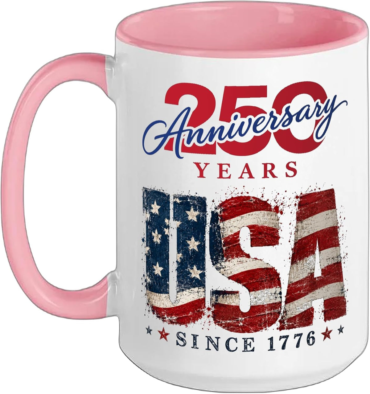 250 Years Freedom 250th Anniversary Usa Independence Day Ceramic Mug