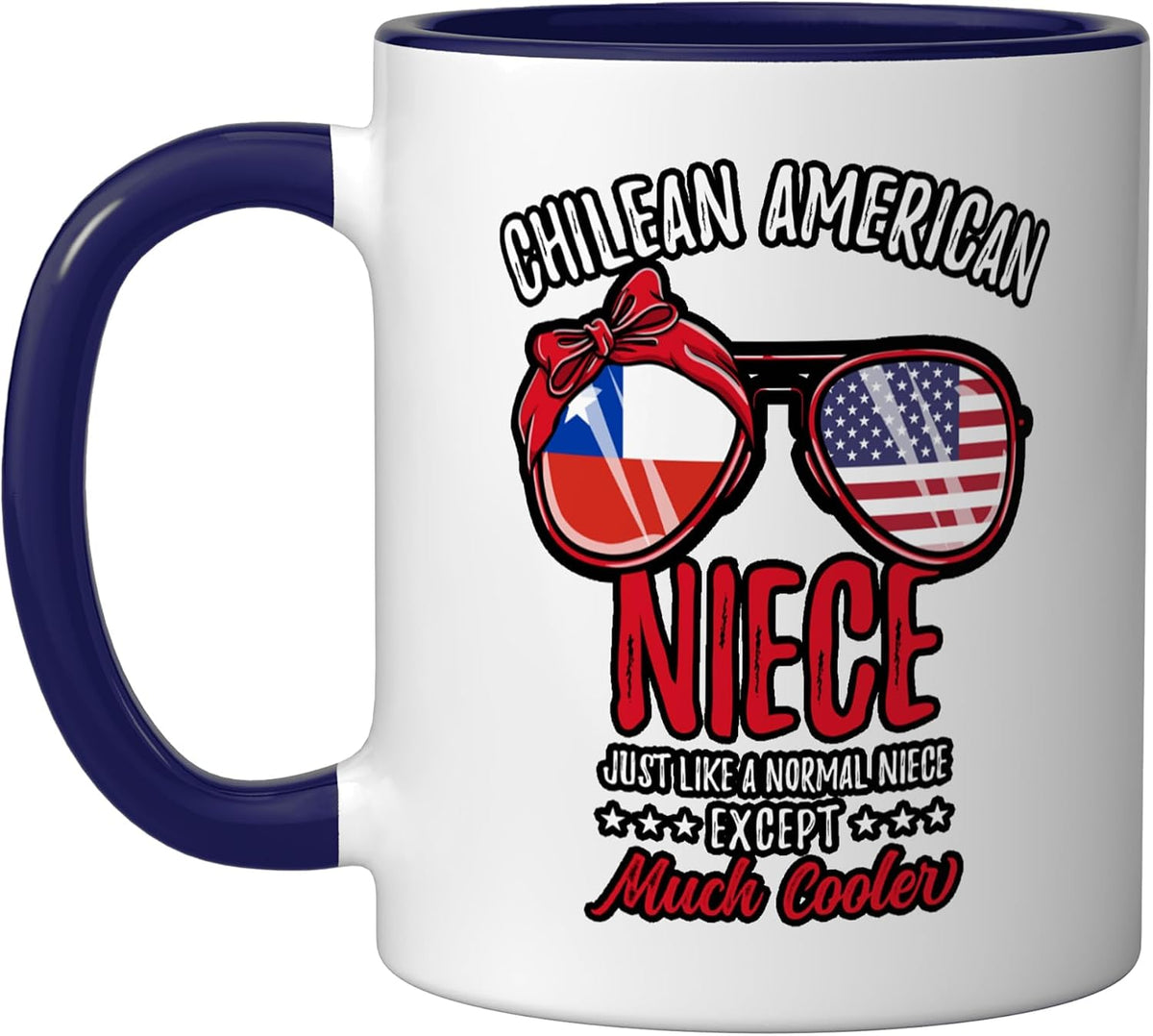Cool Chilean American Niece Chilean Family Christmas Ceramic Mug