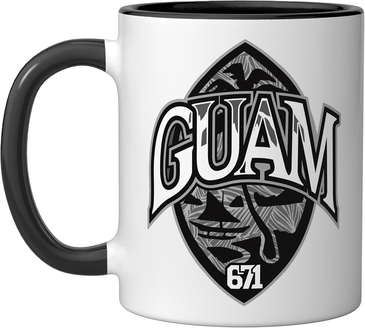 Guam Coffee Usa Seal, Chamorro Guamanian Islander Gifts Ceramic Mug