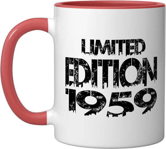 Limited Edition 1959 Birthday 1959 Born In 1959 Ceramic Mug