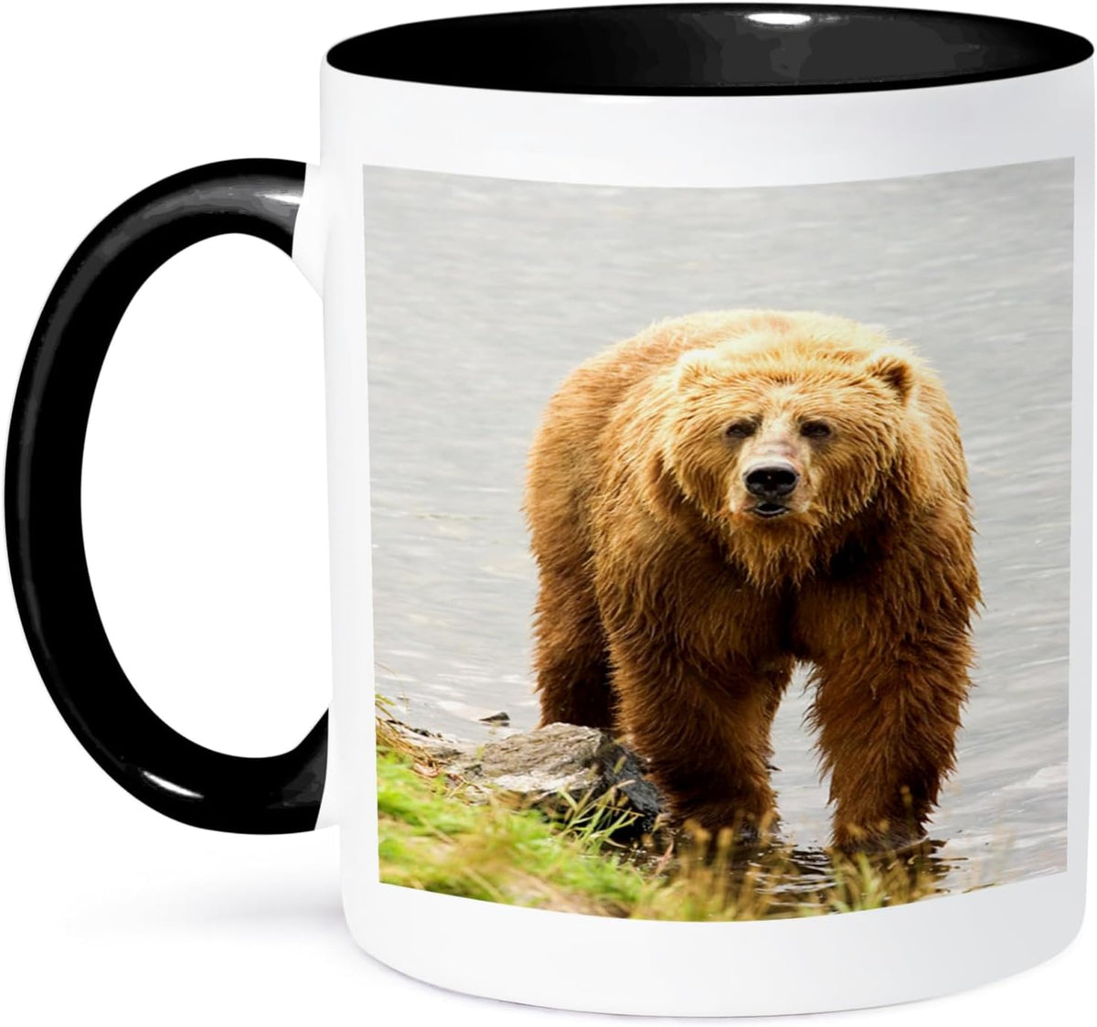 A Big Brown Bear Ceramic Mug