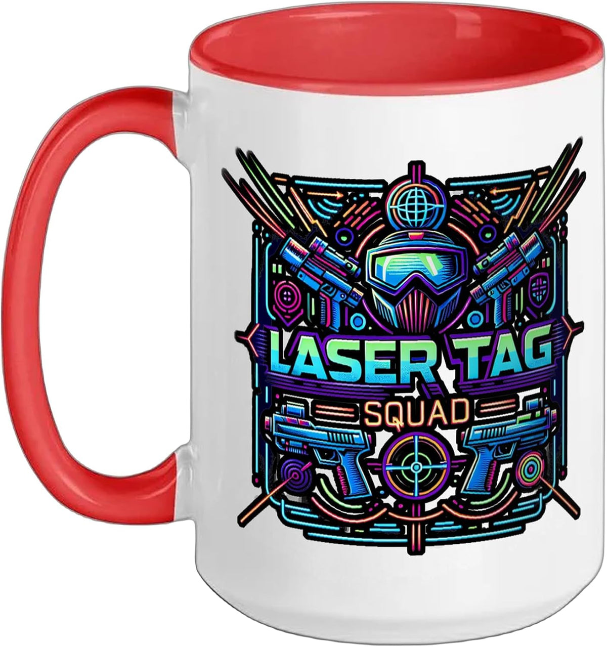 Laser Tag Squad, - Ceramic Mug