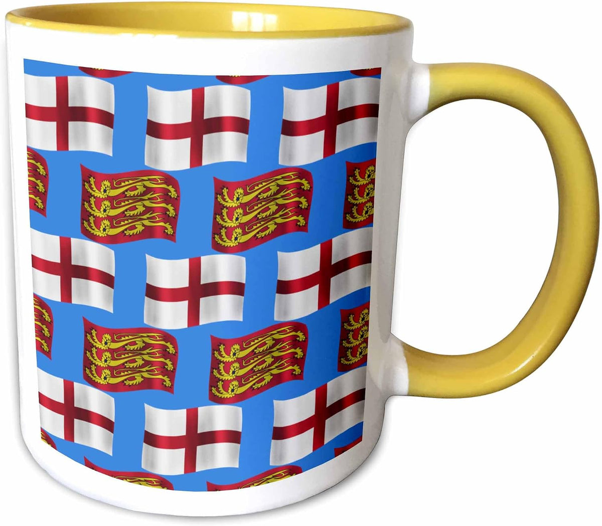 English Flag & Royal Banner Of England Ceramic Mug