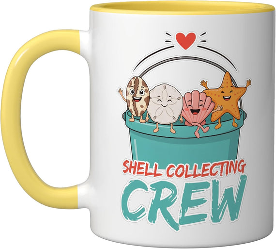 Shell Collecting Seashell Hunter Beachcombing Ceramic Mug