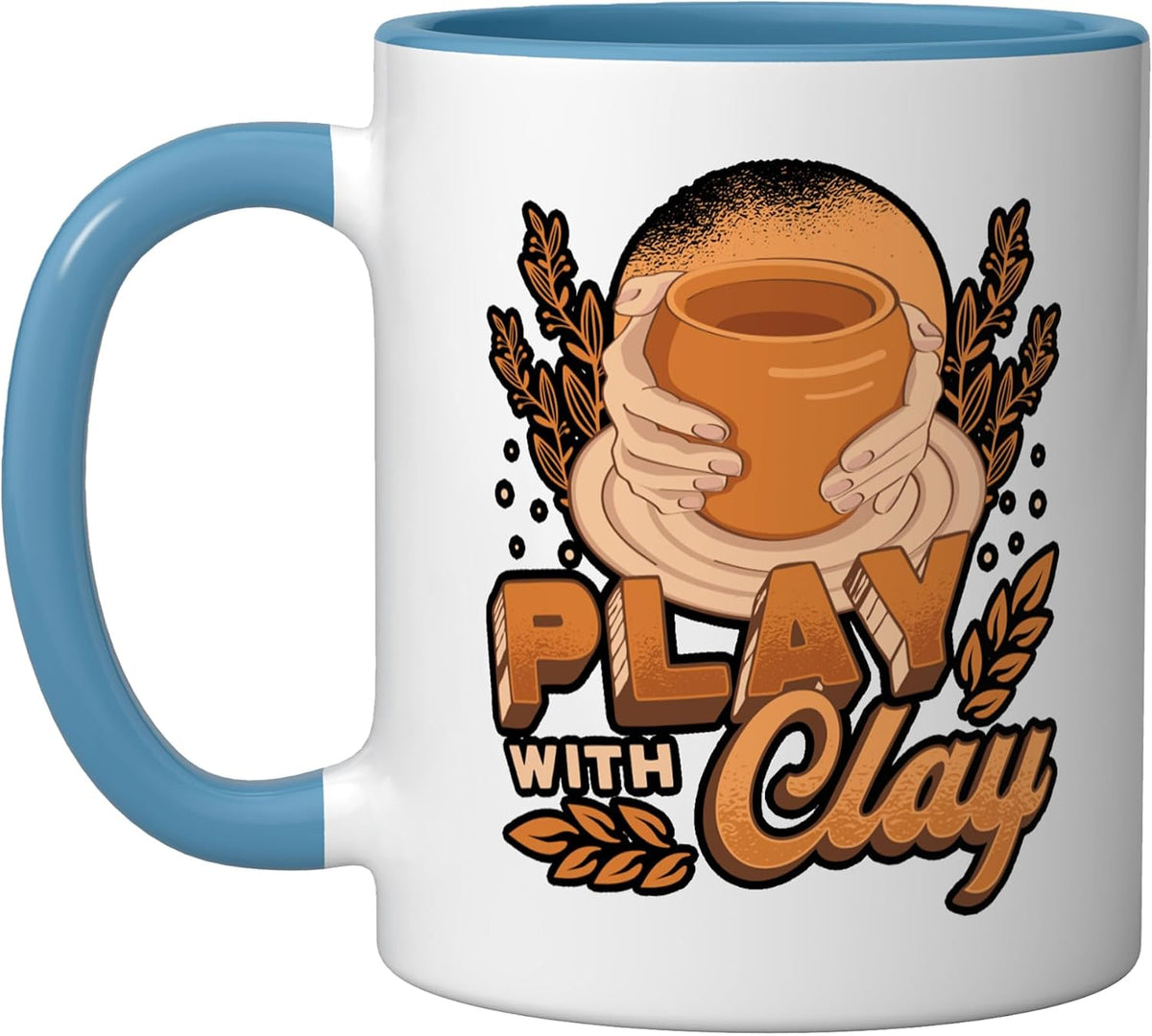 Play With Clay Pottery Ceramic Mug