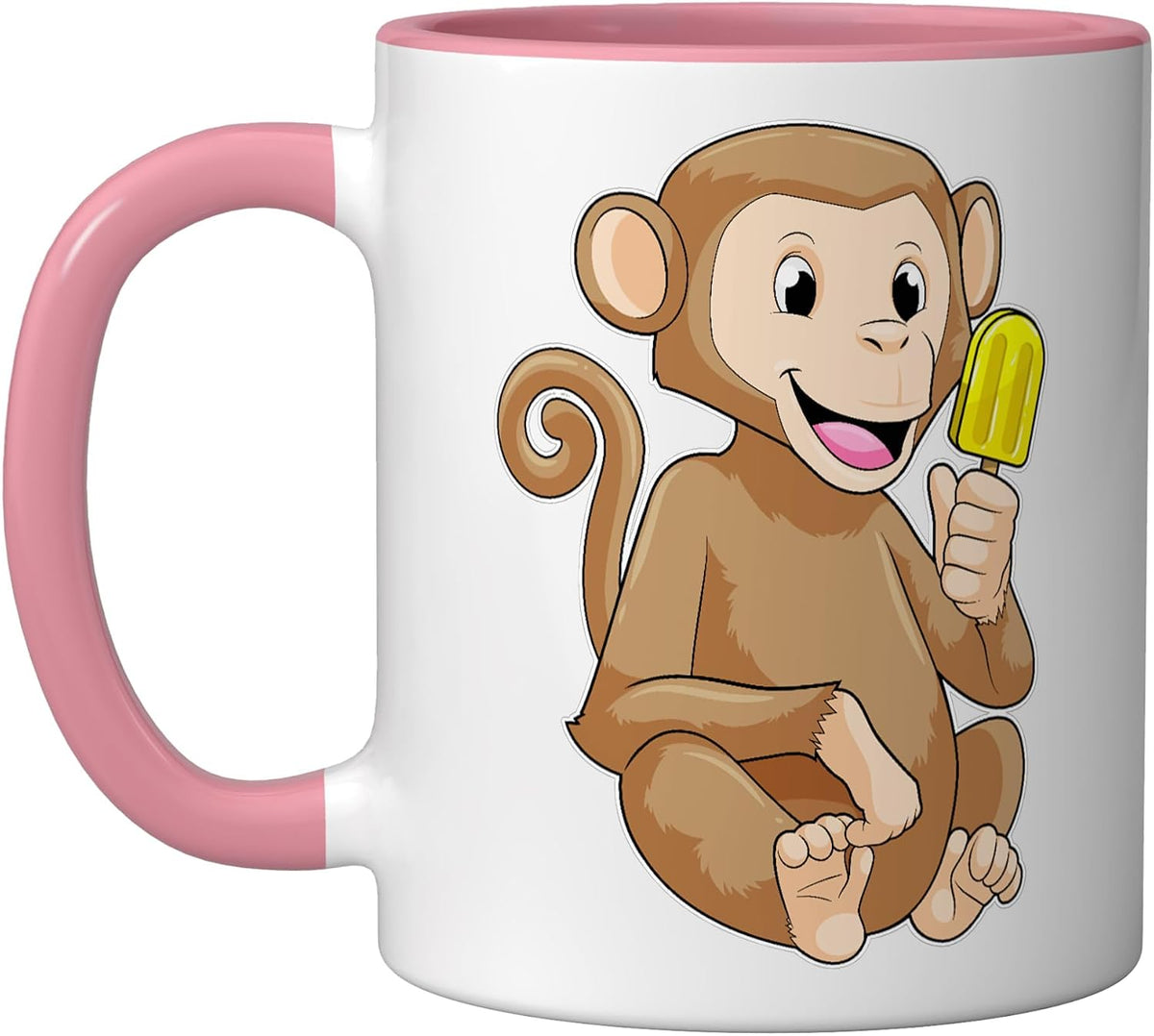 Monkey Ice Pop Ceramic Mug