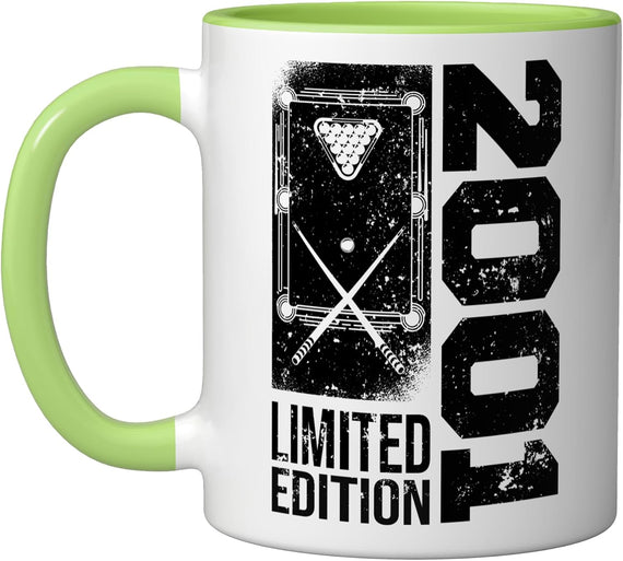 Billiards Snooker-Gamer Vintage 2001 Birthday Ceramic Mug