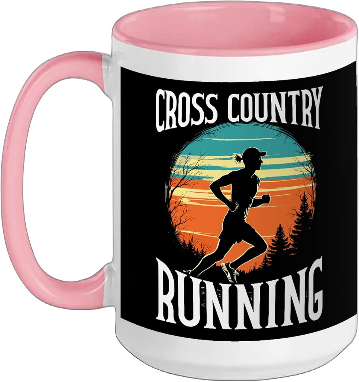 Cross Country Running Ceramic Mug