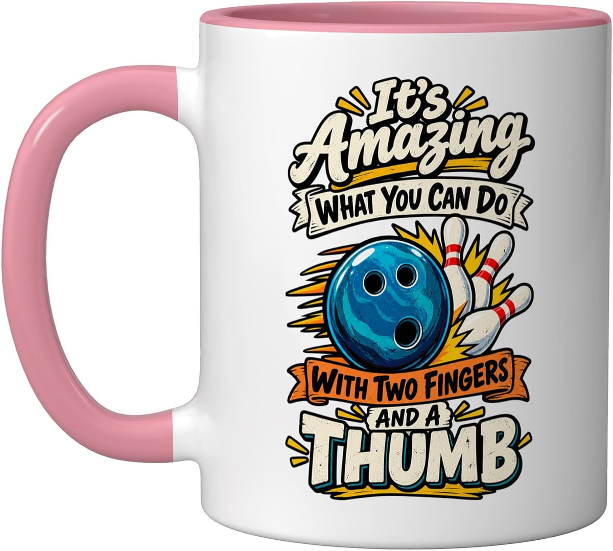 League Bowler Ten Pin Bowling Joke Ceramic Mug