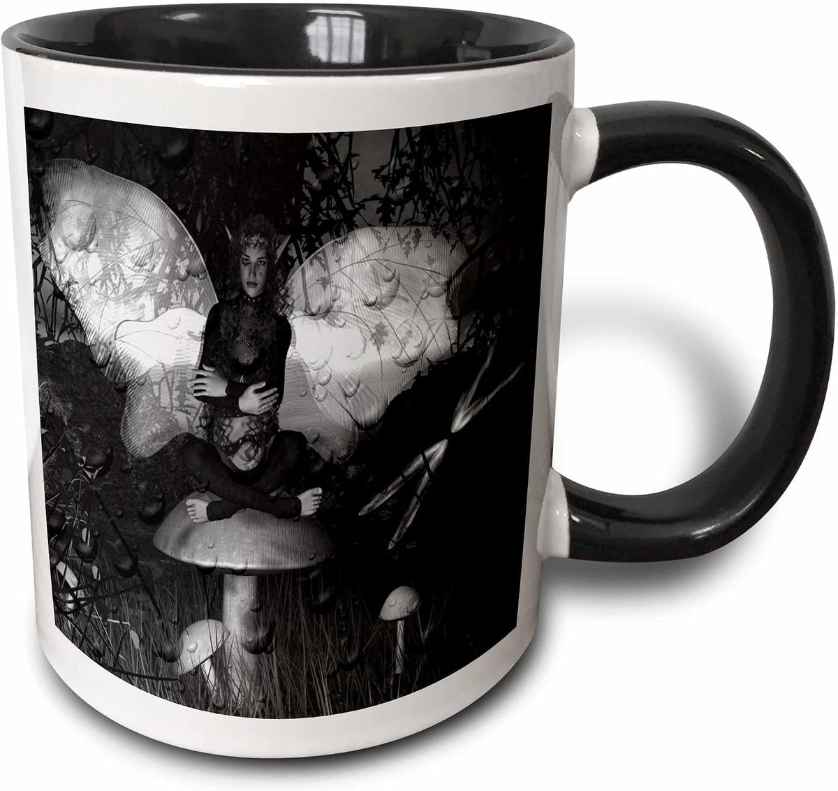 Do You Dare Goth Fairy Whiteoak Designs Halloween Ceramic Mug