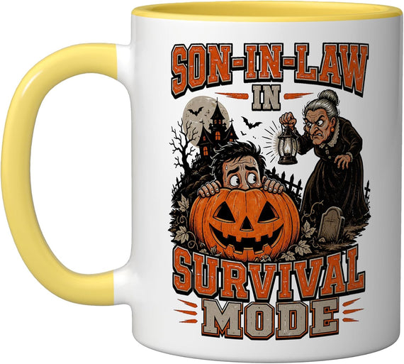 Son In Law In Survival Mode Halloween Pumpkin Ceramic Mug