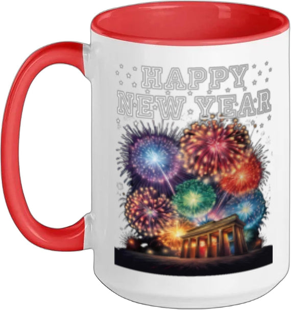 Fireworks New Year Ceramic Mug
