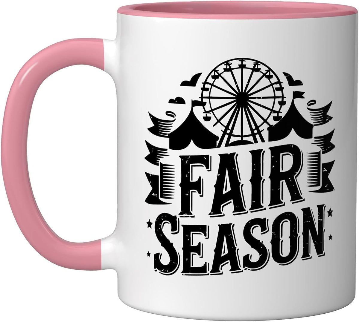 County Fair Sheep Show Mandala Season Livestock Ceramic Mug
