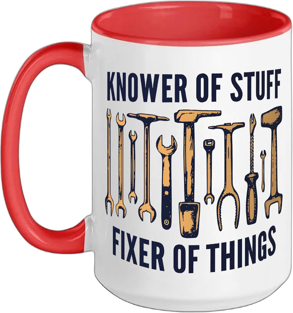 Knower Of Stuff Fixer Of Things Practical Skills Dad Ceramic Mug