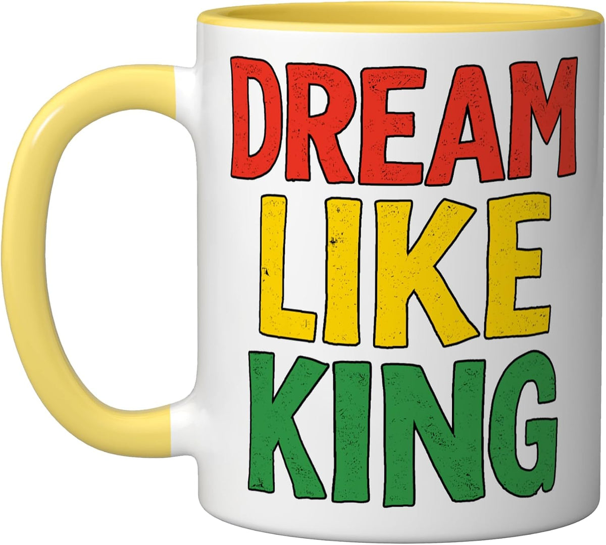 Black History Month Dream Like King Ceramic Mug