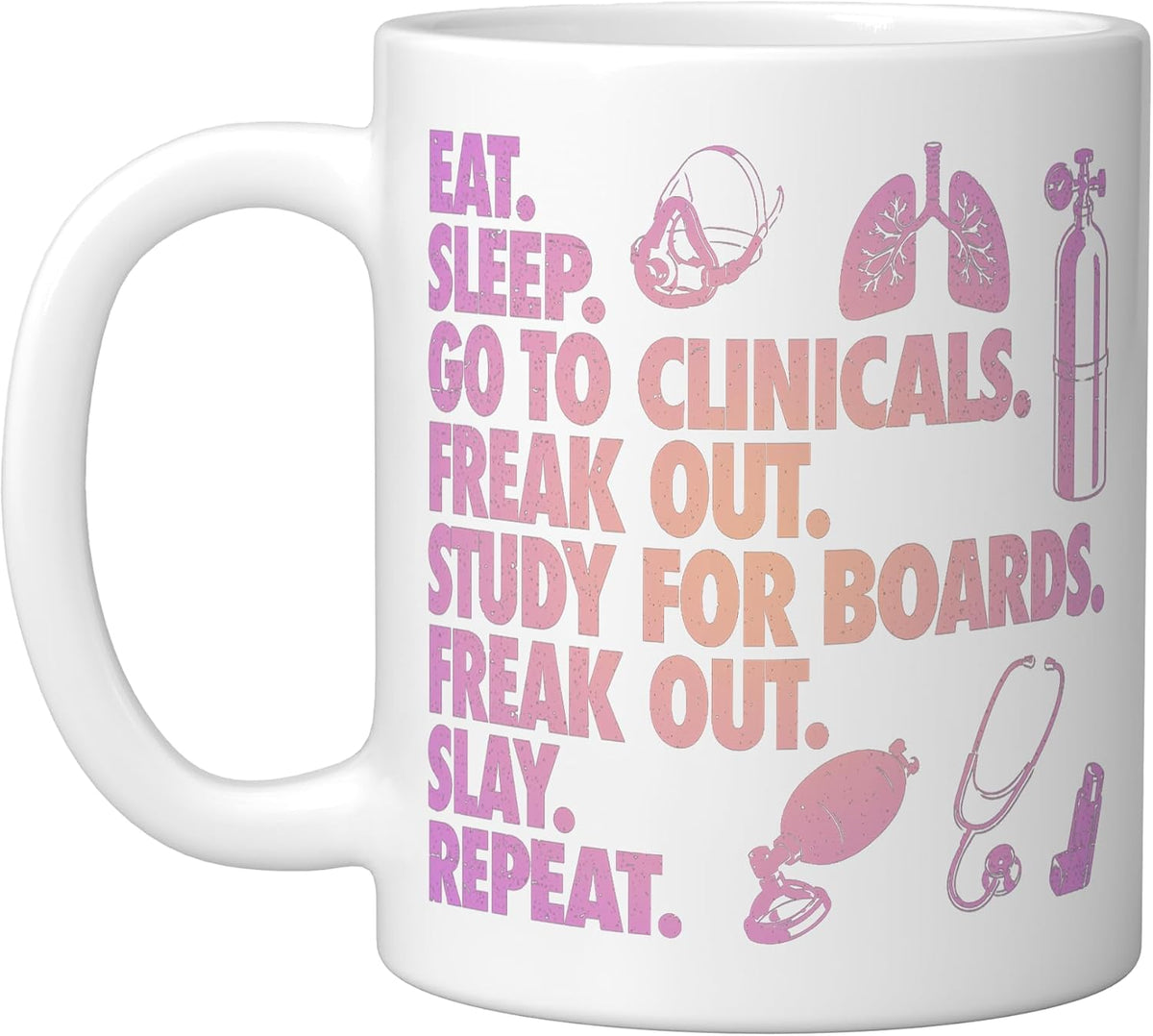 Future Rt Respiratory Therapist Student Ceramic Mug