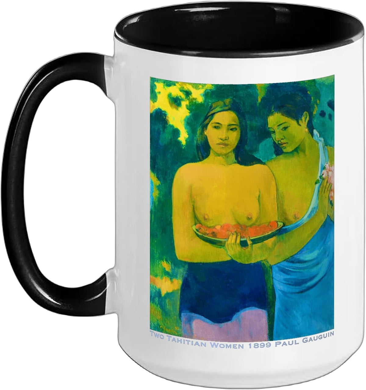 Two Tahitian Women 1899 Art Vintage Style Ceramic Mug