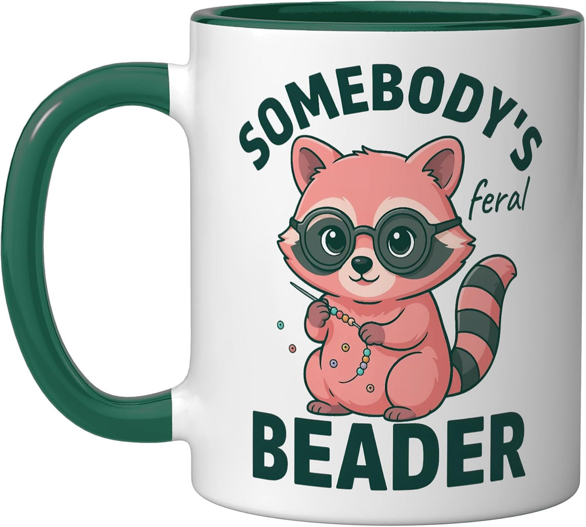 Beading Beadwork Stringing Beadcraft Beader Bead Ceramic Mug