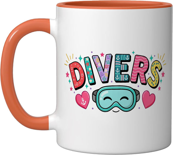 Scuba Diving Diver Skin Underwater Dive Ceramic Mug