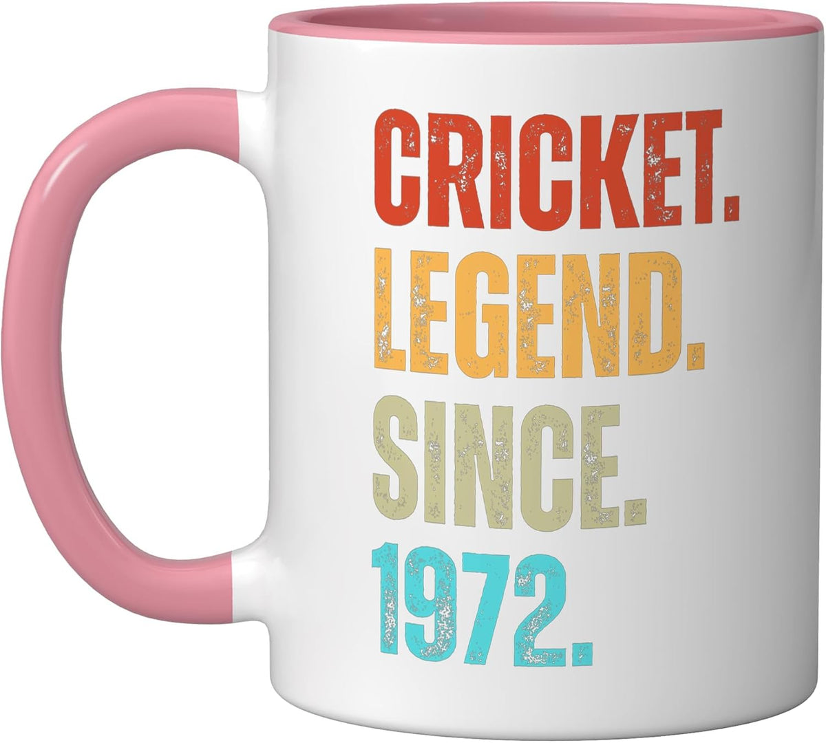 Cricket Legend Since 1972 Retro Birthday Ceramic Mug
