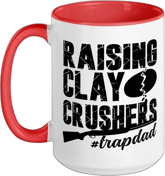 Trap Dad Proud Trap Shooting Dad Trap Shooting Father Ceramic Mug