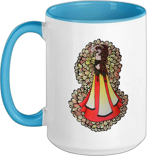 Redhead Belly Dancer Goddess Belly Dancing Ceramic Mug