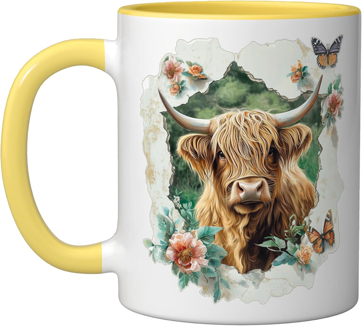 Highland Cow Cute Animals Highland Cow Ceramic Mug