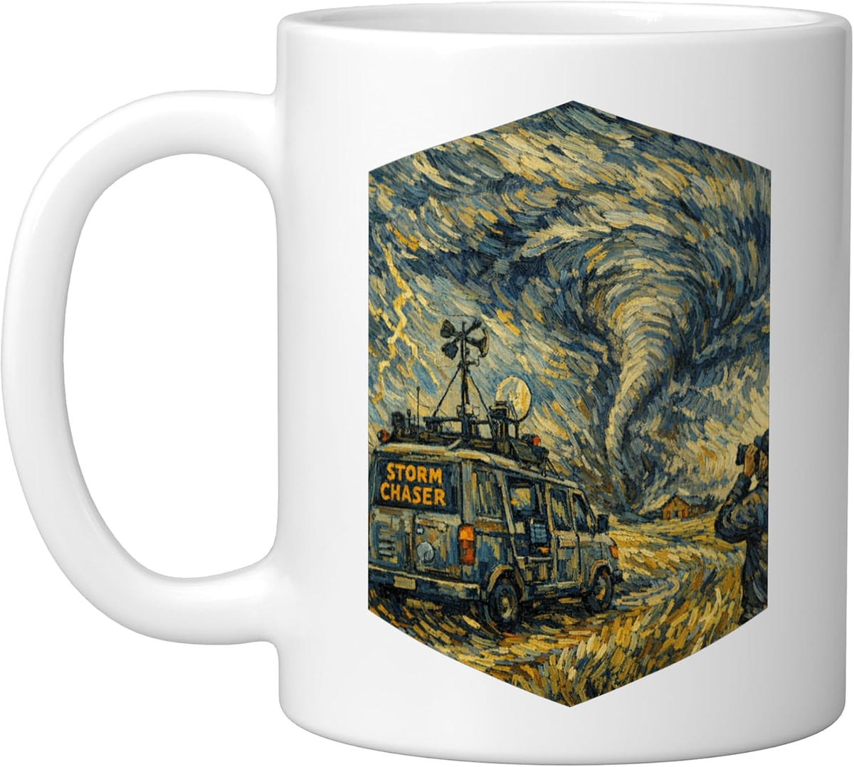 Storm Chaser Tornado Severe Weather Storm Chasing Art Ceramic Mug