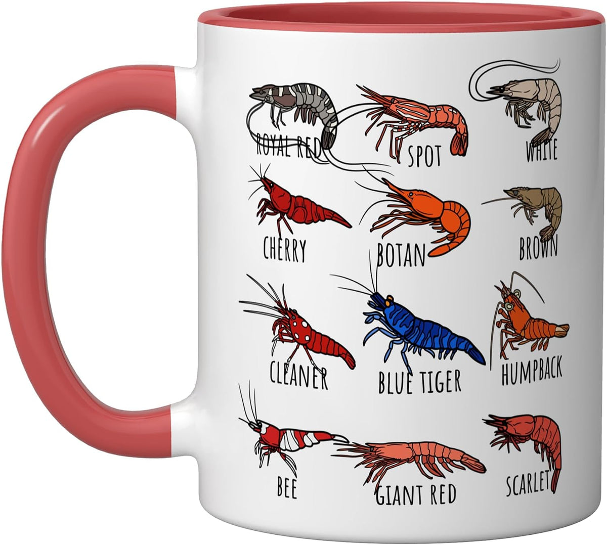 Different Types Of Shrimp Breeds, Sweet Shrimp Lovers Ceramic Mug