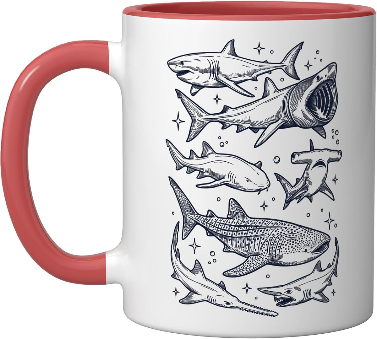 Shark Species Type Of Shark Ceramic Mug