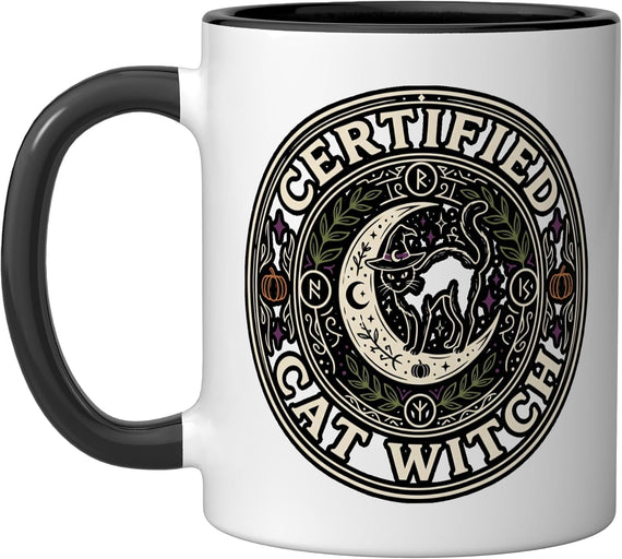 Certified Cat Witch Goth Mug
