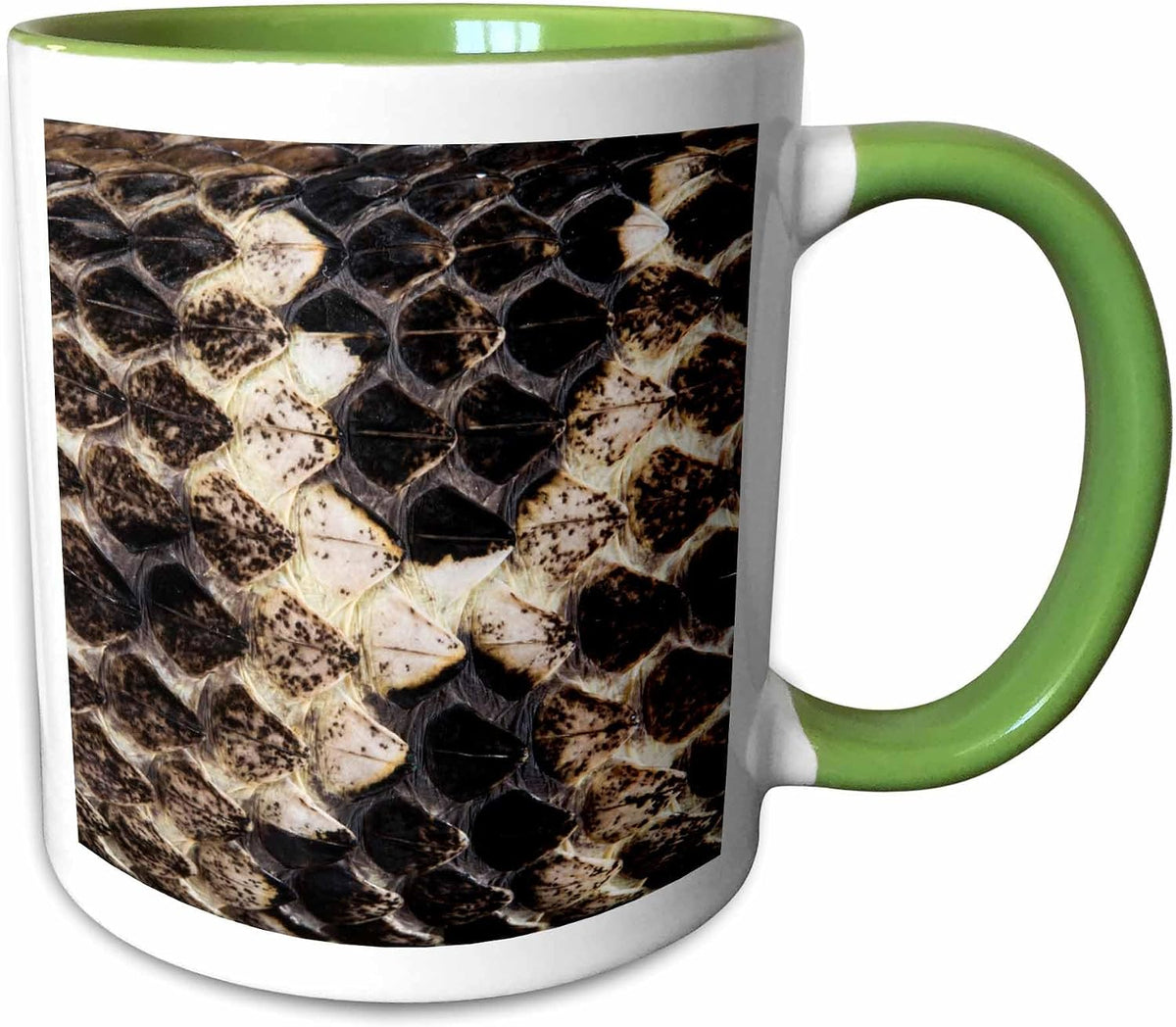 Timber Rattlesnake Scale Detail Ceramic Mug
