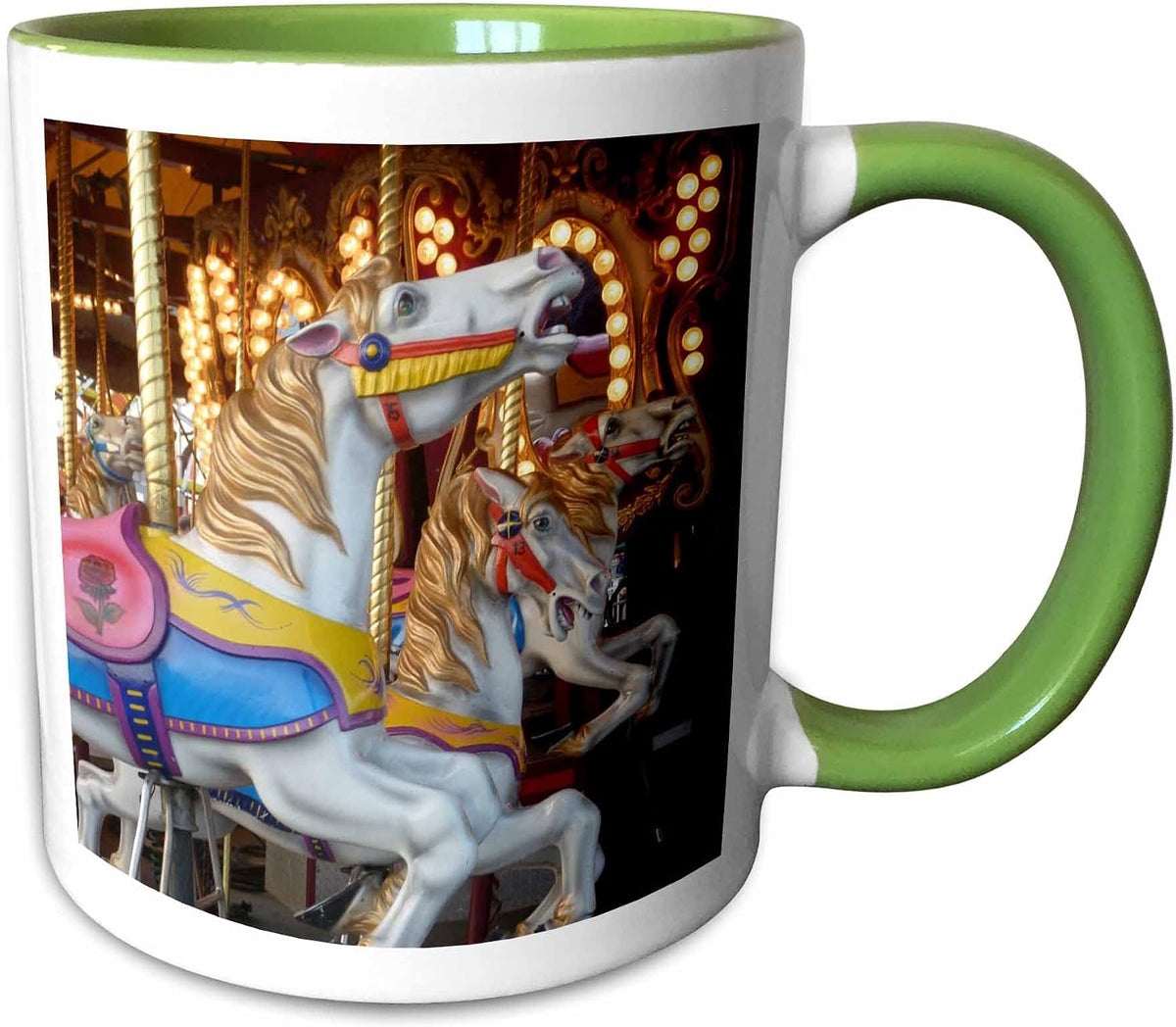 Vintage Carousel Ii Ceramic Mug