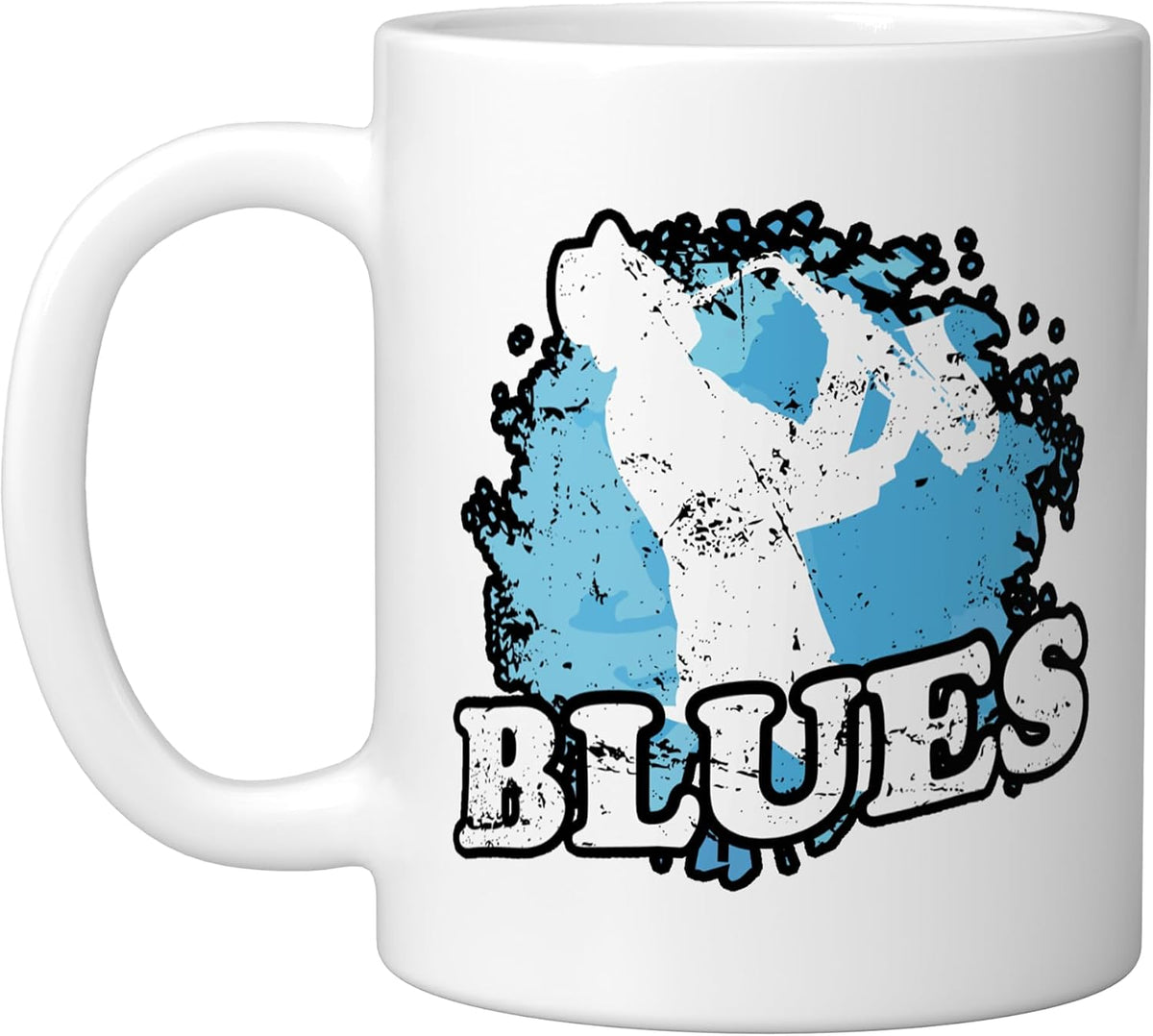 Blues Saxophone Music Ceramic Mug