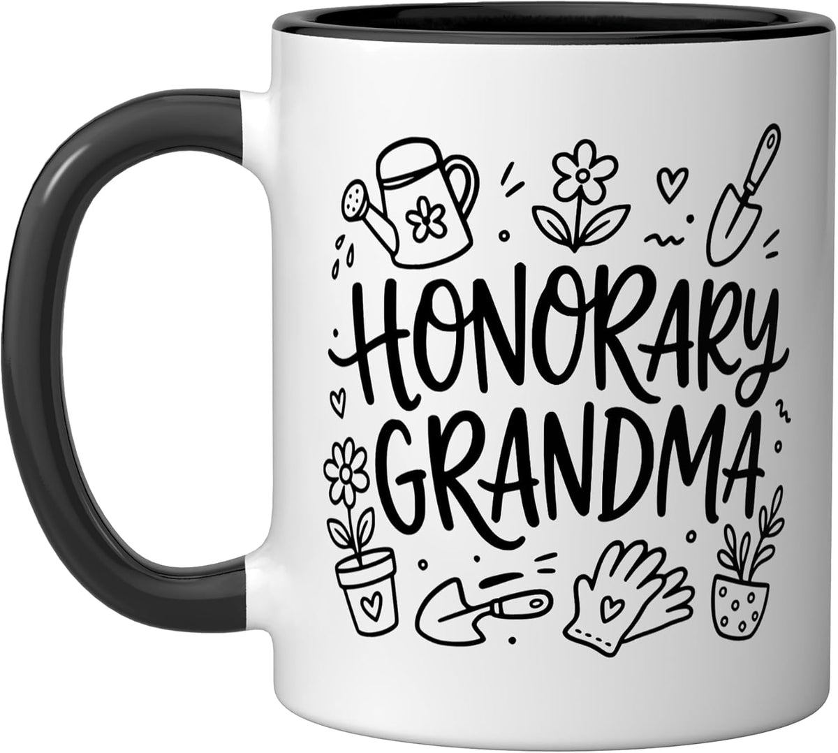 Honorary Grandma Gardening Ceramic Mug
