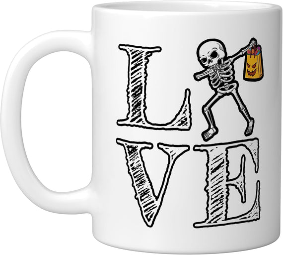 Skeleton Love Halloween Ceramic Mug