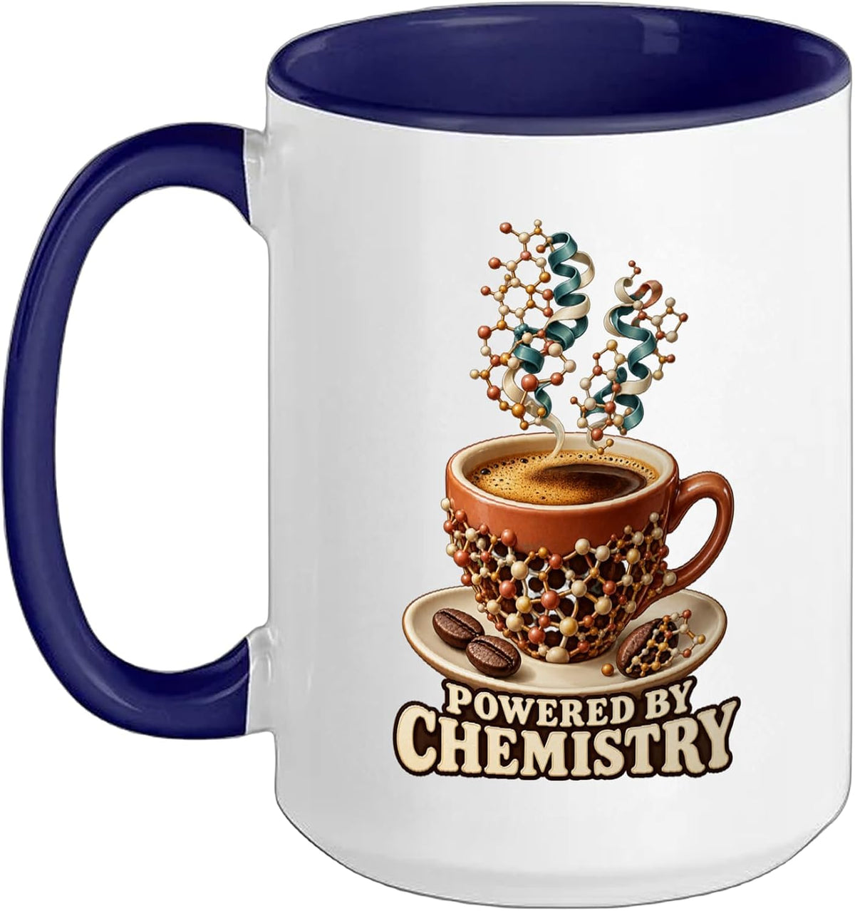 Molecular Coffee Biochemist Ceramic Mug