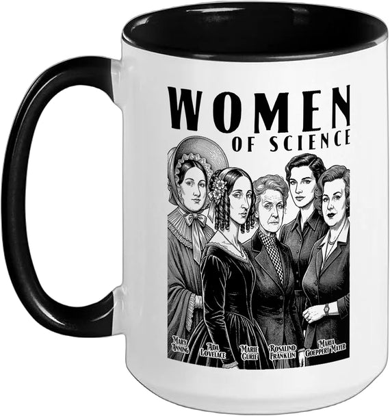 Women Of Science Vintage Female Scientist Physics Ceramic Mug