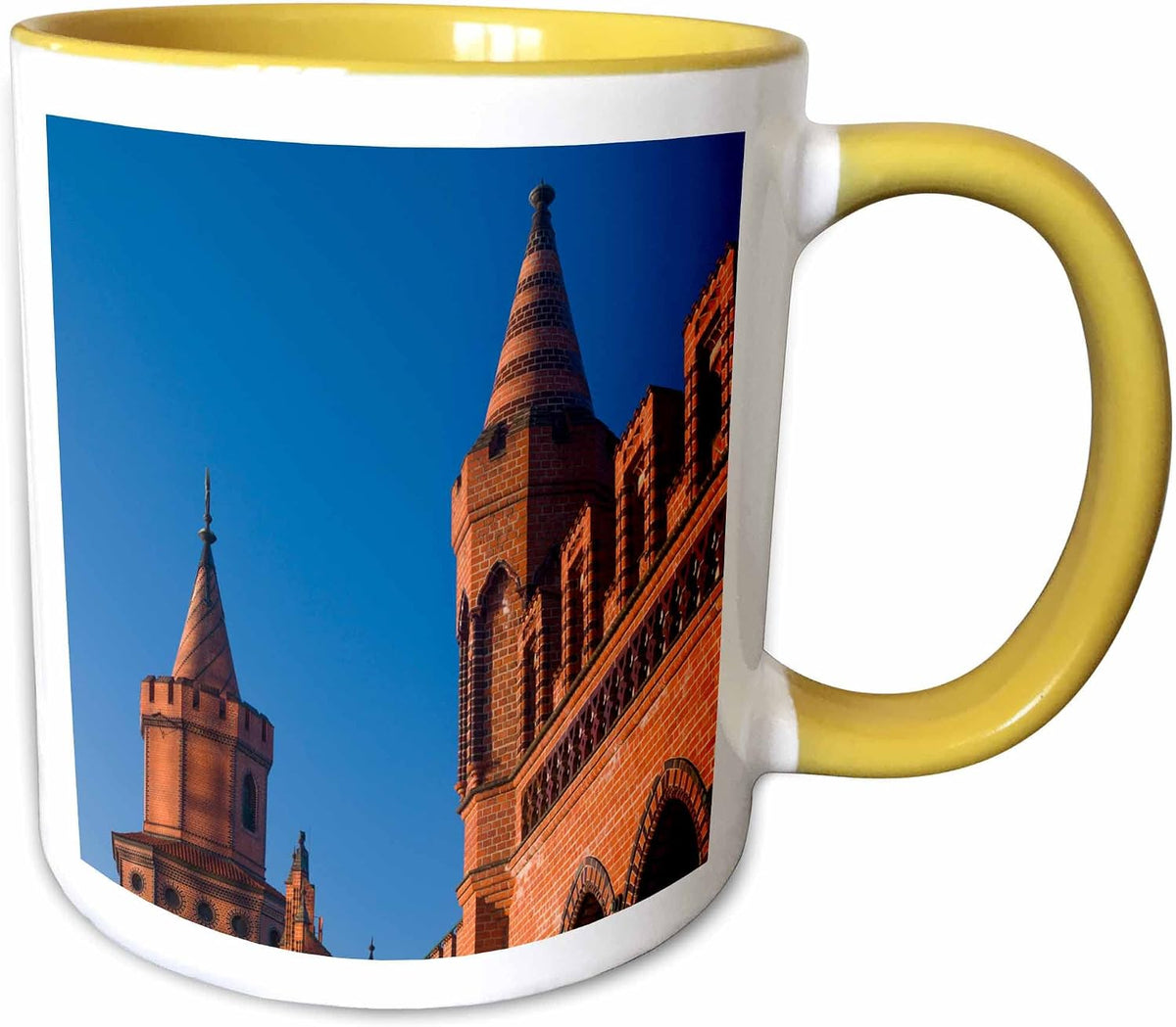 Germany, Berlin, Oberbaumbrucke Bridge Ceramic Mug