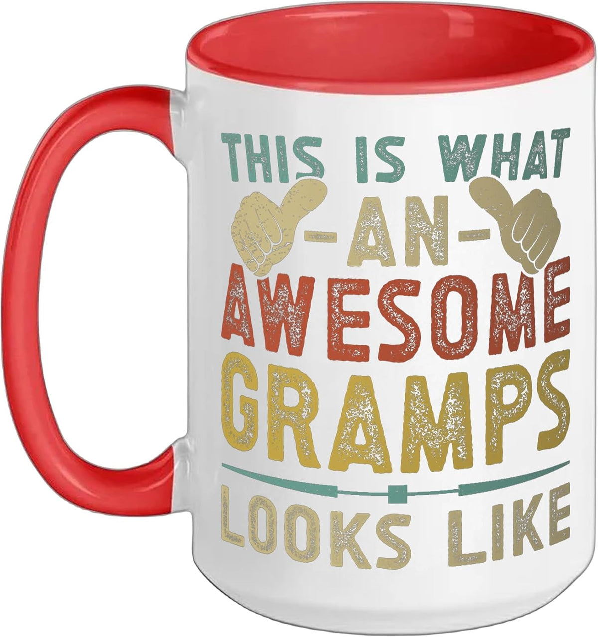 An Awesome Gramps Grandpa Gramps Grandfather Christmas Ceramic Mug