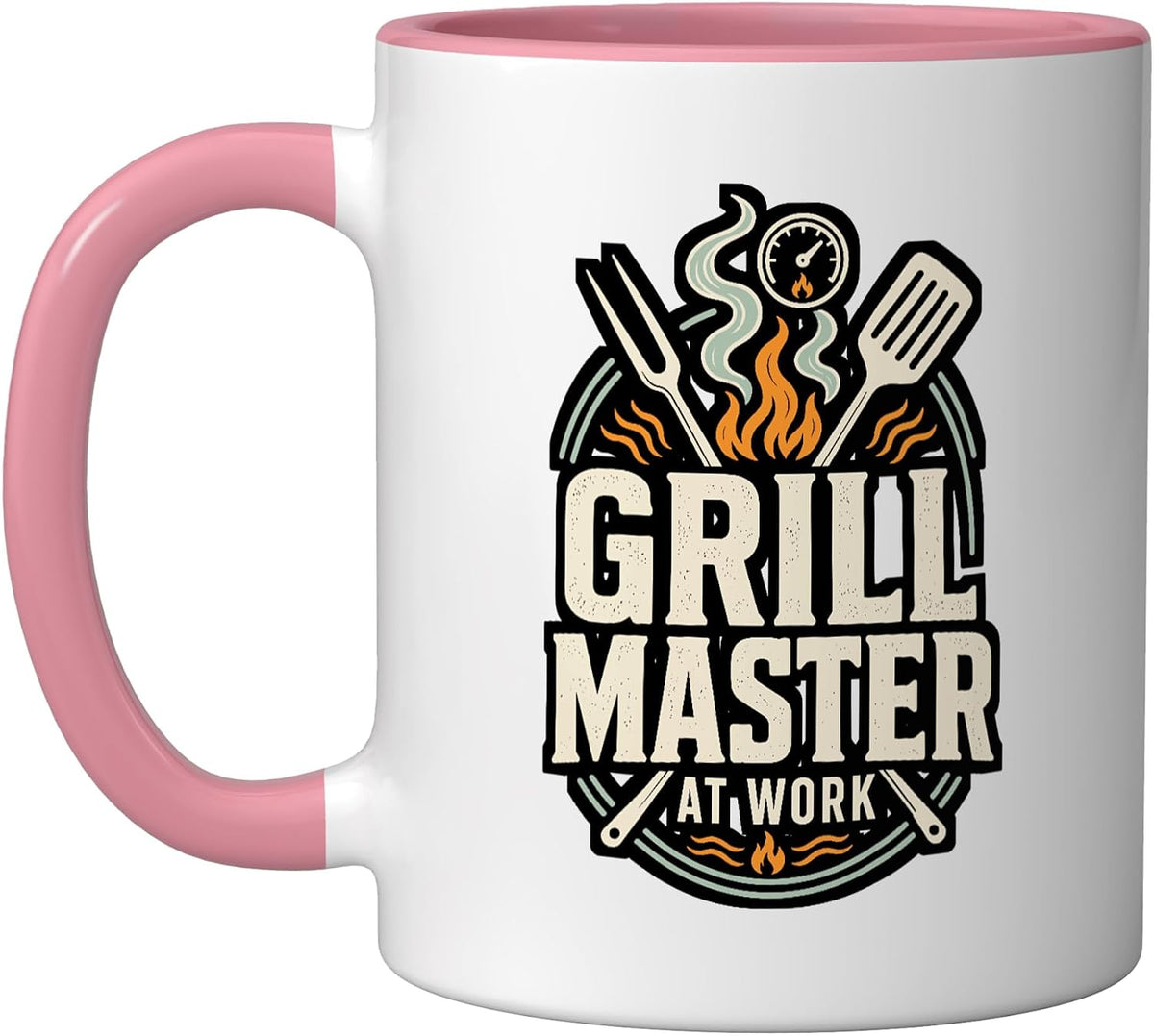 Master At Work Bbq Chef Flame Spatula Ceramic Mug