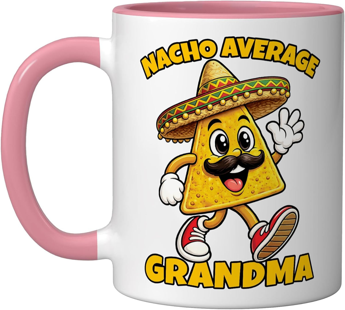 Nacho Average Grandma Funny Cinco De Mayo Abuela Abuelita Ceramic Mug