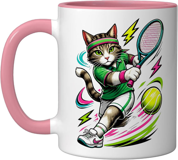 Cat Motif Art Design Gifts Cute Kitten Ceramic Mug