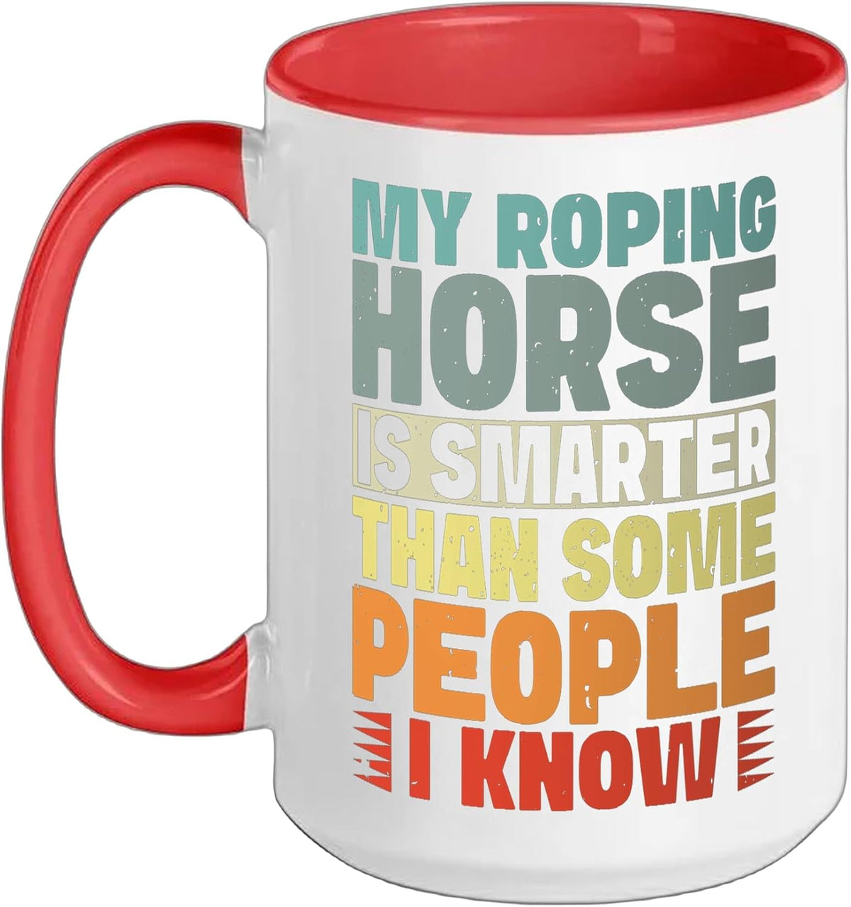 Hobby Horse Rider My Horse Smarter People English Riding Ceramic Mug