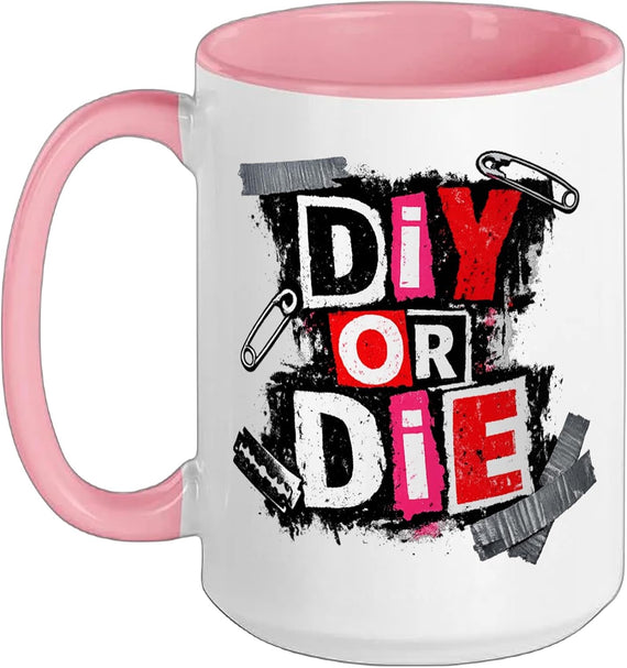 Diy Or Die – Punk Rock Diy Culture Ceramic Mug