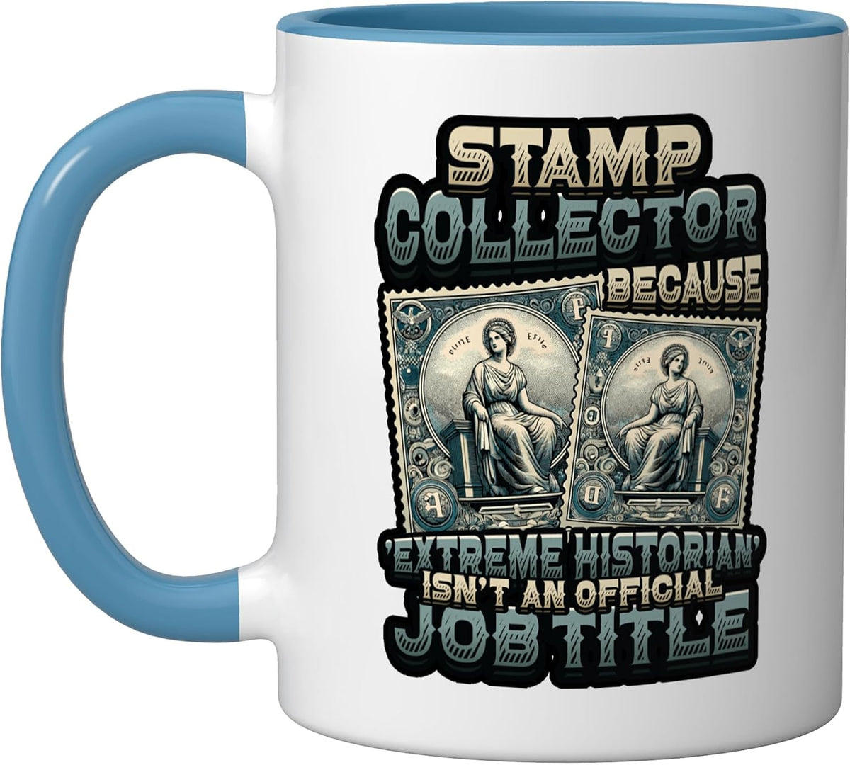 Stamp Collecting History Stamp Collector Ceramic Mug