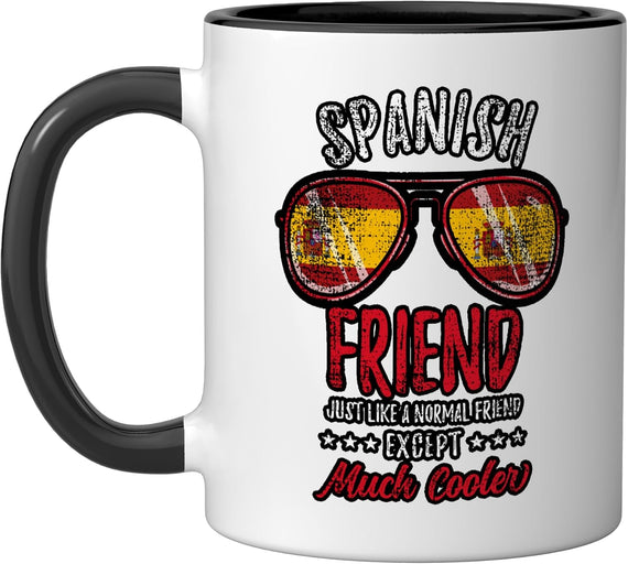 Cool Spanish Friend Sunglasses Spanish Family Vintage Ceramic Mug