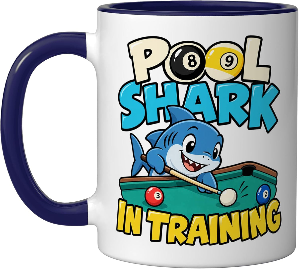 Billiards For Kids: Pool Shark In Training Ceramic Mug